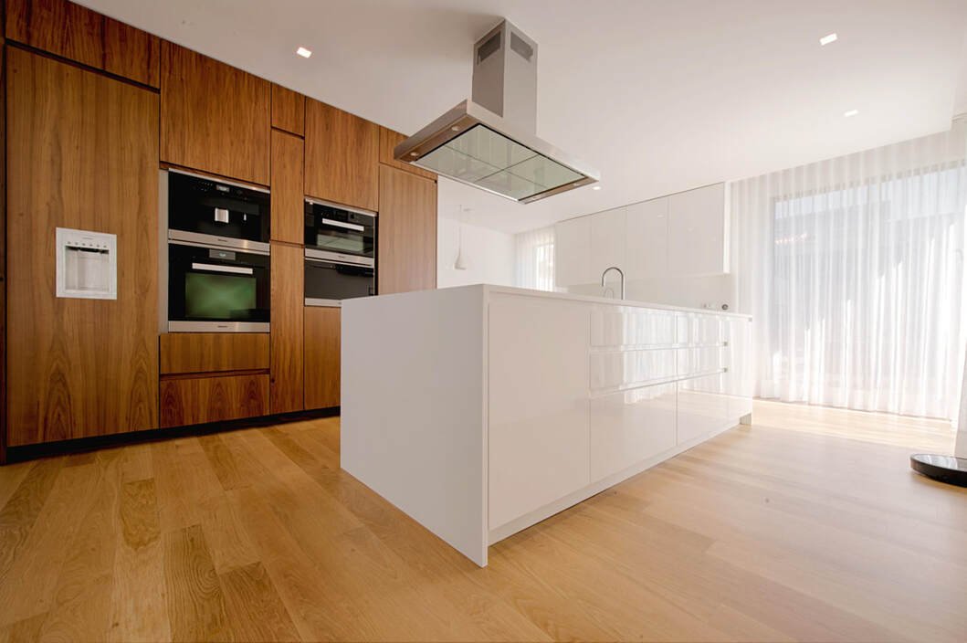 Modern kitchen with island
