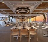 Pyrgos restaurant with Pedrali tables and chairs