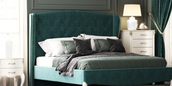 Velvet in interior design - velvet bedroom