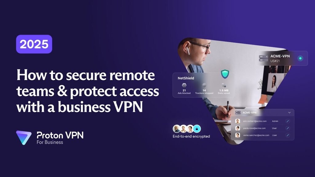 business vpns for safe remote team access 2025
