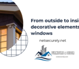 From outside to inside decorative elements for windows