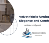 Velvet fabric furniture: Elegance and Comfort
