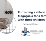 Furnishing a villa in Mogoșoaia for a family with three children